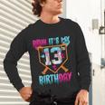 Baseball Drip Bruh It's My 13th Birthday Boy Ice Cream Drip Unisex Long Sleeve T-Shirt Baseball Drip Bruh It's My 13th Birthday Boy Ice Cream Drip Unisex Long Sleeve T-Shirt
