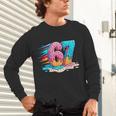 Baseball Drip Ice Cream 67 Graffiti Splash Melt Unisex Long Sleeve T-Shirt