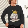 Baseball Drip Ice Cream Crown Melt Graphic Unisex Long Sleeve T-Shirt Baseball Drip Ice Cream Crown Melt Graphic Unisex Long Sleeve T-Shirt