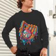 Baseball Drip Ice Cream Sprinkles Baseball Glove For Boys Unisex Long Sleeve T-Shirt
