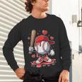 Baseball Drip Icecream Apparel Youth Boy Valentine Unisex Long Sleeve T-Shirt