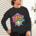 Baseball Drip Jersey Number 99 For Players & 99th Birthday Unisex Long Sleeve T-Shirt