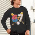 Baseball Drip Number 67 Player 67th Birthday Meme Unisex Long Sleeve T-Shirt