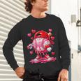 Baseball Drip Valentine Sports Vday Ice Cream Drip Heart Unisex Long Sleeve T-Shirt Baseball Drip Valentine Sports Vday Ice Cream Drip Heart Unisex Long Sleeve T-Shirt