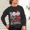 Baseball Happy 100 Days Of School Boy Girl Kid Teacher Unisex Long Sleeve T-Shirt