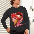 Baseball Heart Valentine Baseball Ice Cream Drip Boys Girls Unisex Long Sleeve T-Shirt Baseball Heart Valentine Baseball Ice Cream Drip Boys Girls Unisex Long Sleeve T-Shirt