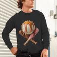 Baseball Ice Cream Drip Style Melting Ice Cream Youth Teen Unisex Long Sleeve T-Shirt Baseball Ice Cream Drip Style Melting Ice Cream Youth Teen Unisex Long Sleeve T-Shirt