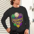 Baseball Ice Cream Respect The Drip Mardi Gras Carnival Boys Unisex Long Sleeve T-Shirt Baseball Ice Cream Respect The Drip Mardi Gras Carnival Boys Unisex Long Sleeve T-Shirt