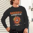 Baseball Lifestyle Ice Cream Drip Baseball Glove Crossed Bat Unisex Long Sleeve T-Shirt Baseball Lifestyle Ice Cream Drip Baseball Glove Crossed Bat Unisex Long Sleeve T-Shirt