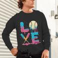 Baseball Love Drip Ice Cream Colorful Baseball Unisex Long Sleeve T-Shirt Baseball Love Drip Ice Cream Colorful Baseball Unisex Long Sleeve T-Shirt