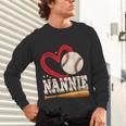 Baseball Nannie Baseball Heart Family Matching Unisex Long Sleeve T-Shirt