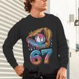 Baseball Player 67 Number 67th Sports Ice Cream Drip Unisex Long Sleeve T-Shirt Baseball Player 67 Number 67th Sports Ice Cream Drip Unisex Long Sleeve T-Shirt