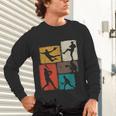 Baseball Player Collage Men Kids Coach Youth Boys Unisex Long Sleeve T-Shirt