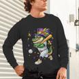 Baseball Player Mardi Gras Alligator Carnival Costume Beads Unisex Long Sleeve T-Shirt Baseball Player Mardi Gras Alligator Carnival Costume Beads Unisex Long Sleeve T-Shirt