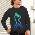 Baseball Player Graphic Unisex Long Sleeve T-Shirt Baseball Player Graphic Unisex Long Sleeve T-Shirt
