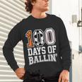 Baseball Soccer Basketball 100 Days Of School Unisex Long Sleeve T-Shirt Baseball Soccer Basketball 100 Days Of School Unisex Long Sleeve T-Shirt