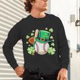 Baseball St Patricks Day Lucky Baseball Player Shamrock Unisex Long Sleeve T-Shirt Baseball St Patricks Day Lucky Baseball Player Shamrock Unisex Long Sleeve T-Shirt