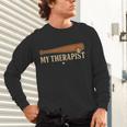 Baseball Tee My Therapist Bat Men Women Kids Unisex Long Sleeve T-Shirt Baseball Tee My Therapist Bat Men Women Kids Unisex Long Sleeve T-Shirt