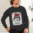Bleached Tia Life Soccer Messy Bun Baseball Game Day Unisex Long Sleeve T-Shirt Bleached Tia Life Soccer Messy Bun Baseball Game Day Unisex Long Sleeve T-Shirt