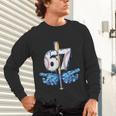 Blue Camo Baseball 67 Six Seven Camo Ice Cream Drip Boy Teen Unisex Long Sleeve T-Shirt Blue Camo Baseball 67 Six Seven Camo Ice Cream Drip Boy Teen Unisex Long Sleeve T-Shirt