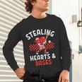 Boys Baseball Valentines Day Stealing Hearts Valentine Kids Unisex Long Sleeve T-Shirt Boys Baseball Valentines Day Stealing Hearts Valentine Kids Unisex Long Sleeve T-Shirt