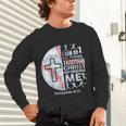 Christian Baseball Men Boy Player Team Religious Philippians Unisex Long Sleeve T-Shirt Christian Baseball Men Boy Player Team Religious Philippians Unisex Long Sleeve T-Shirt