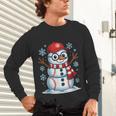 Christmas Baseball Snowman Xmas Pajamas Women Men Boys Unisex Long Sleeve T-Shirt Christmas Baseball Snowman Xmas Pajamas Women Men Boys Unisex Long Sleeve T-Shirt