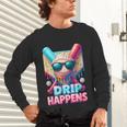 Drip Happens Baseball Ice Cream Bat And Ball With Sunglasses Unisex Long Sleeve T-Shirt Drip Happens Baseball Ice Cream Bat And Ball With Sunglasses Unisex Long Sleeve T-Shirt