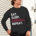 Eat Sleep Baseball Repeat Baseball Player Unisex Long Sleeve T-Shirt Eat Sleep Baseball Repeat Baseball Player Unisex Long Sleeve T-Shirt