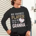 My Favorite Player Calls Me Granna Baseball Leopard Unisex Long Sleeve T-Shirt My Favorite Player Calls Me Granna Baseball Leopard Unisex Long Sleeve T-Shirt