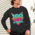 Happy 100 Days Of School Costume Baseball Drip Ice Cream Unisex Long Sleeve T-Shirt Happy 100 Days Of School Costume Baseball Drip Ice Cream Unisex Long Sleeve T-Shirt
