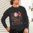 Happy 101 Days Of School Baseball Sports 100th Day Unisex Long Sleeve T-Shirt