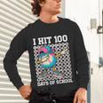 I Hit 100 Days Of School Baseball Ice Cream Drip Boys Girls Unisex Long Sleeve T-Shirt I Hit 100 Days Of School Baseball Ice Cream Drip Boys Girls Unisex Long Sleeve T-Shirt