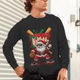 HUGvyn Santa Playing Baseball Ice Cream Drip Christmas Boys Unisex Long Sleeve T-Shirt HUGvyn Santa Playing Baseball Ice Cream Drip Christmas Boys Unisex Long Sleeve T-Shirt