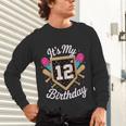 It's My 12th Birthday Baseball Fan Celebration Unisex Long Sleeve T-Shirt