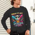 It's My 6733 Days Of School Baseball Ice Cream Dripping Unisex Long Sleeve T-Shirt