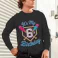 It's My 6th Birthday Baseball Fan Fun Party Celebration Unisex Long Sleeve T-Shirt It's My 6th Birthday Baseball Fan Fun Party Celebration Unisex Long Sleeve T-Shirt