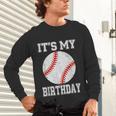 It’s My Birthday Baseball Vintage Style Unisex Long Sleeve T-Shirt