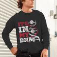 ITS In My DNA Baseball Sport Player Saying Baseball Fan Unisex Long Sleeve T-Shirt ITS In My DNA Baseball Sport Player Saying Baseball Fan Unisex Long Sleeve T-Shirt