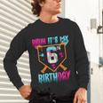 Kids Baseball Drip Bruh It's My 6th Birthday Boy Ice Cream Drip Unisex Long Sleeve T-Shirt Kids Baseball Drip Bruh It's My 6th Birthday Boy Ice Cream Drip Unisex Long Sleeve T-Shirt