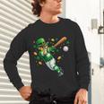 Leprechaun Play Baseball St Patrick's Day Men Kid Boys Unisex Long Sleeve T-Shirt Leprechaun Play Baseball St Patrick's Day Men Kid Boys Unisex Long Sleeve T-Shirt