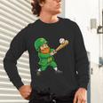 Leprechaun Playing Baseball St Patricks Day Men Boys Kids Unisex Long Sleeve T-Shirt Leprechaun Playing Baseball St Patricks Day Men Boys Kids Unisex Long Sleeve T-Shirt