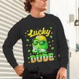 Lucky Dude Drip Baseball Shamrock St Patrick Men Boy Youth Unisex Long Sleeve T-Shirt Lucky Dude Drip Baseball Shamrock St Patrick Men Boy Youth Unisex Long Sleeve T-Shirt