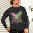 Mardi Gras Ice Cream Drip Baseball Sports For Men Women Kids Unisex Long Sleeve T-Shirt