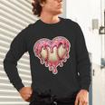 Melting Baseball Drip Heart Softball Player Lover Ice Cream Unisex Long Sleeve T-Shirt Melting Baseball Drip Heart Softball Player Lover Ice Cream Unisex Long Sleeve T-Shirt