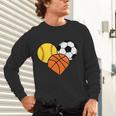 Mom Sports Heart Soccer Basketball Baseball Softball Unisex Long Sleeve T-Shirt Mom Sports Heart Soccer Basketball Baseball Softball Unisex Long Sleeve T-Shirt