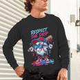 Respect The Drip Baseball Bat Sunglasses Mascot Unisex Long Sleeve T-Shirt Respect The Drip Baseball Bat Sunglasses Mascot Unisex Long Sleeve T-Shirt