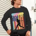 Retro Baseball Drip Boys Ice Cream Patriotic American Flag Unisex Long Sleeve T-Shirt Retro Baseball Drip Boys Ice Cream Patriotic American Flag Unisex Long Sleeve T-Shirt