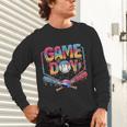 Retro Game Day Baseball Ice Cream Drip For Men Boy Kids Unisex Long Sleeve T-Shirt Retro Game Day Baseball Ice Cream Drip For Men Boy Kids Unisex Long Sleeve T-Shirt
