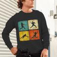 Retro Style Baseball Lover Playing Men Women Kids Baseball Unisex Long Sleeve T-Shirt